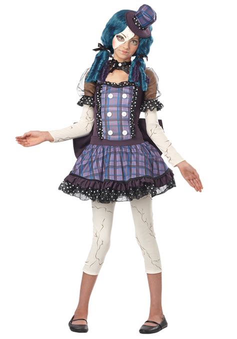 creepy costumes for tweens|scary halloween costumes creepy doll.